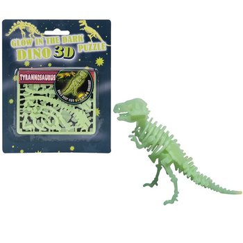 Svítící ve tmě 3D dino puzzle (24 ks)