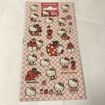 SAMOLEPKY: HELLO KITTY, Rozm. 20 x 10 cm (10 ks)