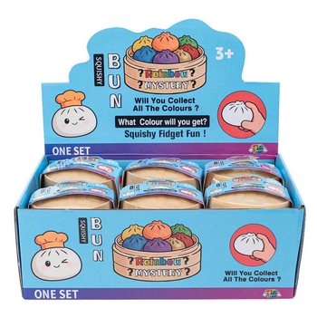 RAGE - Squishy Bun Dumplings VELK&Eacute; (8.5 x 8.5 x 4.8 cm) - Viral 2026 Fidget Toy (12 ks)