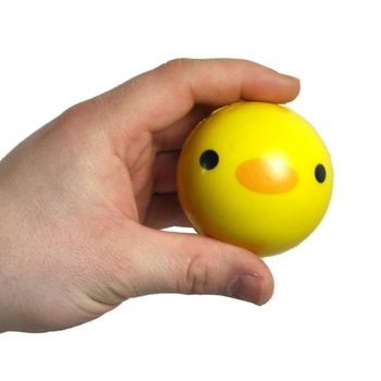 Pěnov&eacute; m&iacute;čky s vesel&yacute;mi obličeji zv&iacute;ř&aacute;tek v displeji 6 cm (24 ks)