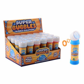 AQUA FUN - BUBLIFUK, 60ML S HLAVOLAMEM V DISPLEJI (24 ks)