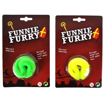 Magick&yacute; červ Funny Furry na kartě (42 ks)