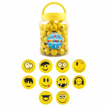 Hopíky Smiley Funny Faces Ø3,3cm v Dóze (72 ks)
