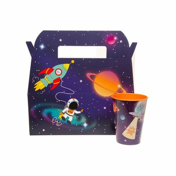Menu krabičky Vesm&iacute;r / Space - 22,5 x 12 x 9,5 cm (24 ks)