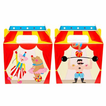 Cirkus Menu Boxy / Krabičky na v&yacute;služky (12 ks)