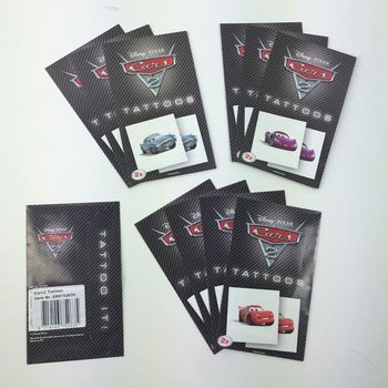 TETOVAC&Iacute; N&Aacute;LEPKY DISNEY CARS 2 (50 ks)
