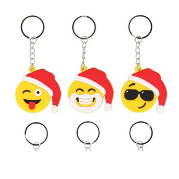 V&Aacute;NOČN&Iacute; PŘ&Iacute;VĚSKY NA KL&Iacute;ČE SMILEY (12 ks)