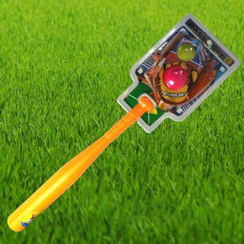 Baseballová pálka s míčkem a rukavicí (6 ks)