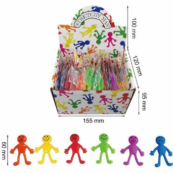 BAREVN&Eacute; NATAHOVAC&Iacute; FIGURKY SMILEY - V DISPLAYI (36 ks)