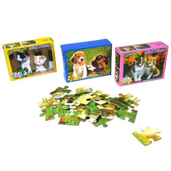 ROZTOMIL&Eacute; PUZZLE SE ZV&Iacute;Ř&Aacute;TKY (36 ks)
