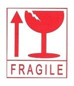 FRAGILE &Scaron;t&iacute;tek / KŘEHK&Eacute; Samolepka (45 archů)