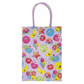 Pap&iacute;rov&eacute; D&aacute;rkov&eacute; Ta&scaron;ky Smiley - 16x9x22 cm (12 kusů)