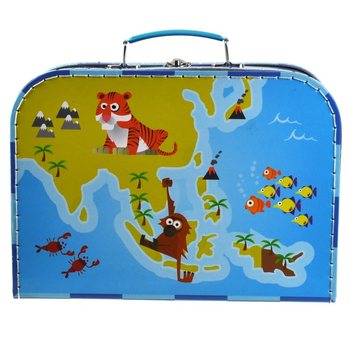 Velk&eacute; Puzzle Mapa Světa v Kufř&iacute;ku