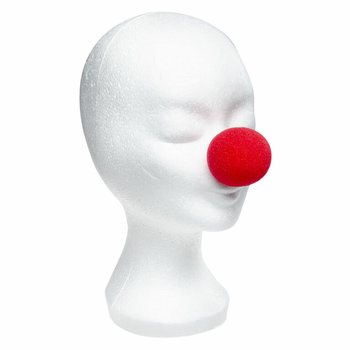 Červen&eacute; pěnov&eacute; klaunsk&eacute; nosy (48 kusů)