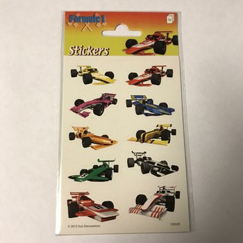 ARCH SAMOLEPEK: ZÁVODNÍ VOZY FORMULE 1, 16 x 9 cm (10 ks)