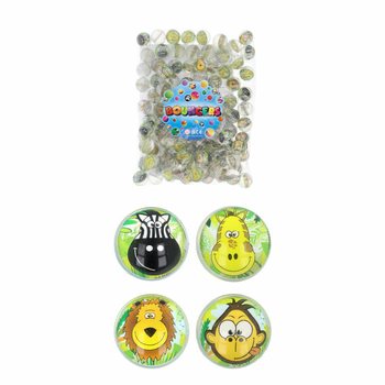 Mix Skákací Kuličky Zvířátka z Džungle - Ø 3,3 cm (100 ks)