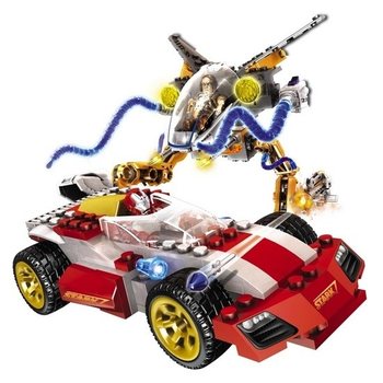 MEGA BLOKS Iron Man 2 Whiplash Showdown Stavebnice - 1980