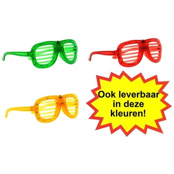 BR&Yacute;LE SHUTTER SHADES S OSVĚTLEN&Iacute;M - MODR&Aacute; (12 ks)