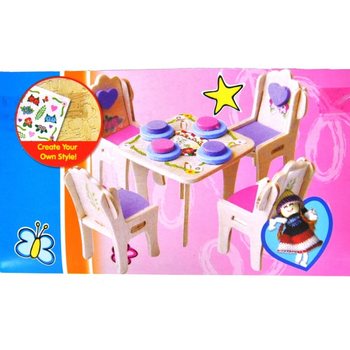 Dřevěn&eacute; 3D Puzzle Kreativn&iacute; Sada (24 ks)