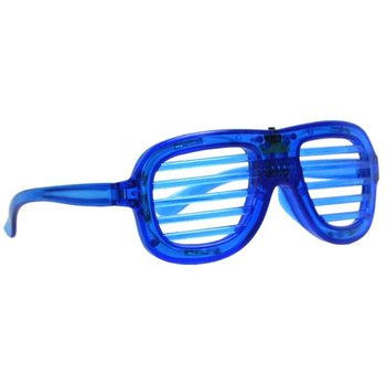BR&Yacute;LE SHUTTER SHADES S OSVĚTLEN&Iacute;M - MODR&Aacute; (12 ks)