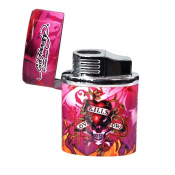 ED HARDY BOUŘKOV&Yacute; ZAPALOVAČ DVOJIT&Yacute; PLAMEN (8 ks)