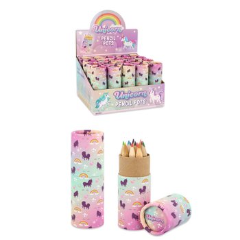 12 Pastelky v Tubě: Model Jednorožec - V Displayi (20 ks)