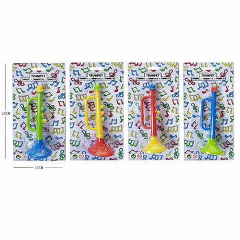 Trumpety na Kartě - 15 cm - Mix Barev