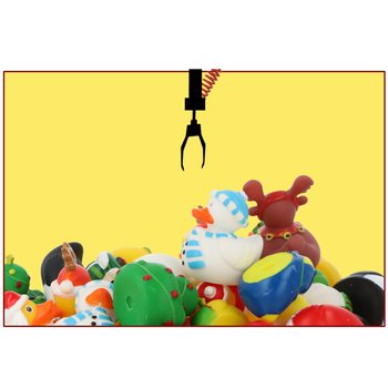 Mix V&aacute;nočn&iacute; kachničky do vany 6cm (12 ks) - Sv&aacute;tečn&iacute; d&aacute;rky