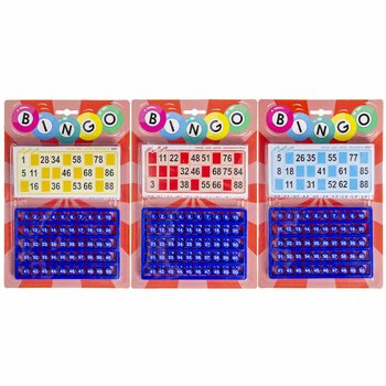 Bingo hrac&iacute; sada na kartě (6 kusů)