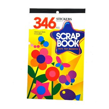 Samolepkov&eacute; kn&iacute;žky SCRAP BOOK (12 ks)