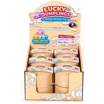RAGE - LUCKY DUMPLINGS - Squishy Bun Dumplings VELK&Eacute; Rozměry 8.5 x 8.5 x 4.8 Cm - V DISPLEJI (12 ks)