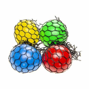 SQUISHY M&Iacute;ČEK - Průměr: 5 CM - MIX JASN&Yacute;CH BAREV V DISPLEJI (24 ks)