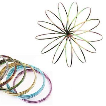 Magick&eacute; kroužky / Flow Rings - Kinetick&yacute; 3D Magick&yacute; kroužek - MULTICOLOR | NA KARTĚ (12 ks)