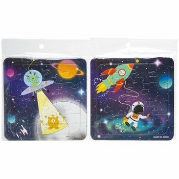Mix Vesm&iacute;rn&eacute; puzzle - 14x14 cm (50 kusů)