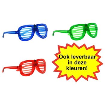 LED BR&Yacute;LE SHUTTER SHADES S OSVĚTLEN&Iacute;M - BARVA: ŽLUT&Aacute; (12 ks)