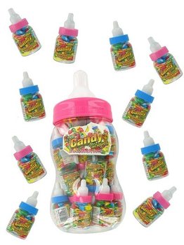 20 Mini Kojeneck&yacute;ch Lahviček s Cukrovinkami ve Velk&eacute; L&aacute;hvi (2x20 ks)