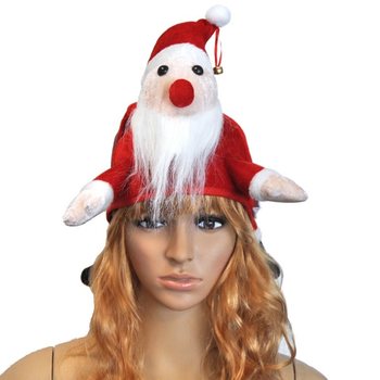 ČEPICE SANTA NA HLAVĚ (3 ks)