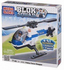 MEGABLOKS BLOK SQUAD POLICEJNÍ VRTULNÍK - 2433 (1 ks)