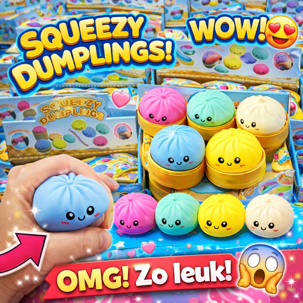 RAGE - Dumplings Bun Squishy - Mačkací Hračky