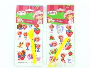 Propisovac&iacute; obtisky / Transferov&eacute; samolepky Strawberry Shortcake (24 ks)