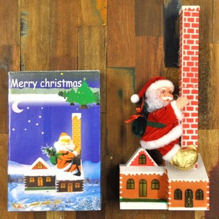 SANTA CLAUS LEZE NA KOMÍN (2 ks)
