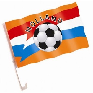 Vlajka na Auto Nizozemsko Fotbal (6 ks)