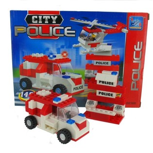 STAVEBNICE BRICKS POLICIE (2 ks)