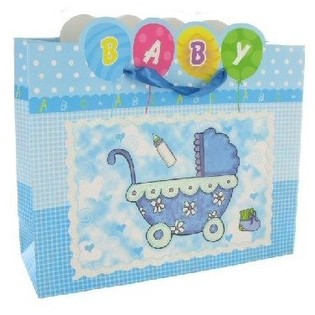 D&Aacute;RKOV&Aacute; TA&Scaron;KA K NAROZEN&Iacute; - BABY BLUE (12 ks)
