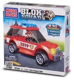 MEGABLOKS BLOK SQUAD HASIČSK&Eacute; SUV - 2432 (2 ks)
