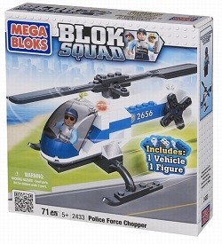 MEGABLOKS BLOK SQUAD POLICEJN&Iacute; VRTULN&Iacute;K - 2433 (1 ks)