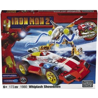 MEGA BLOKS Iron Man 2 Whiplash Showdown Stavebnice - 1980