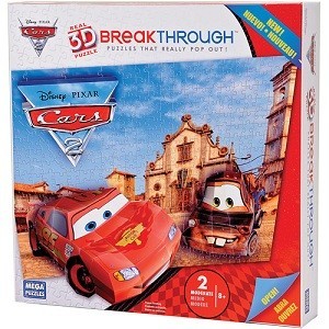 Megapuzzles Breakthrough 3D Auta 2 (Cars) - 50671AEG