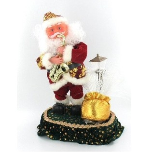 TANČ&Iacute;C&Iacute; SANTA KLAUS SE SAXOFONEM