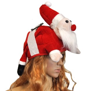 ČEPICE SANTA NA HLAVĚ (3 ks)
